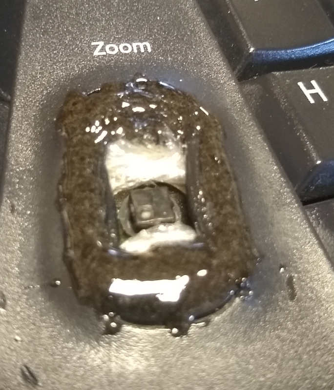 The epoxy just installed