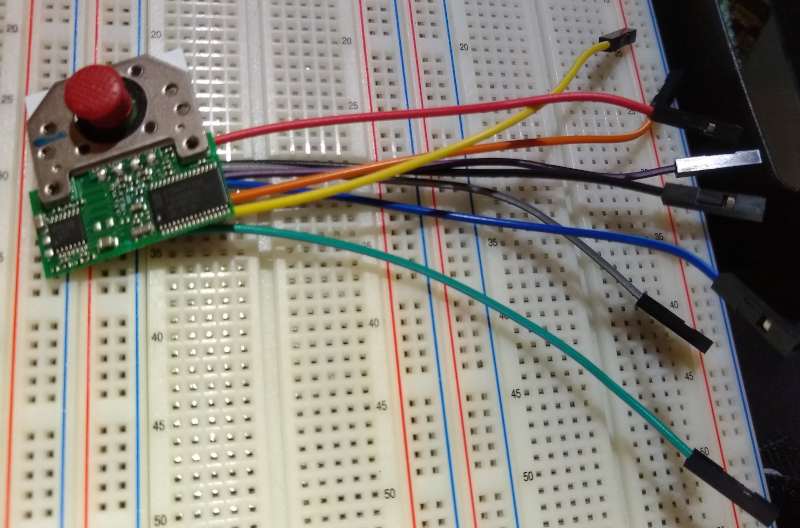 Connecting the trackpoint