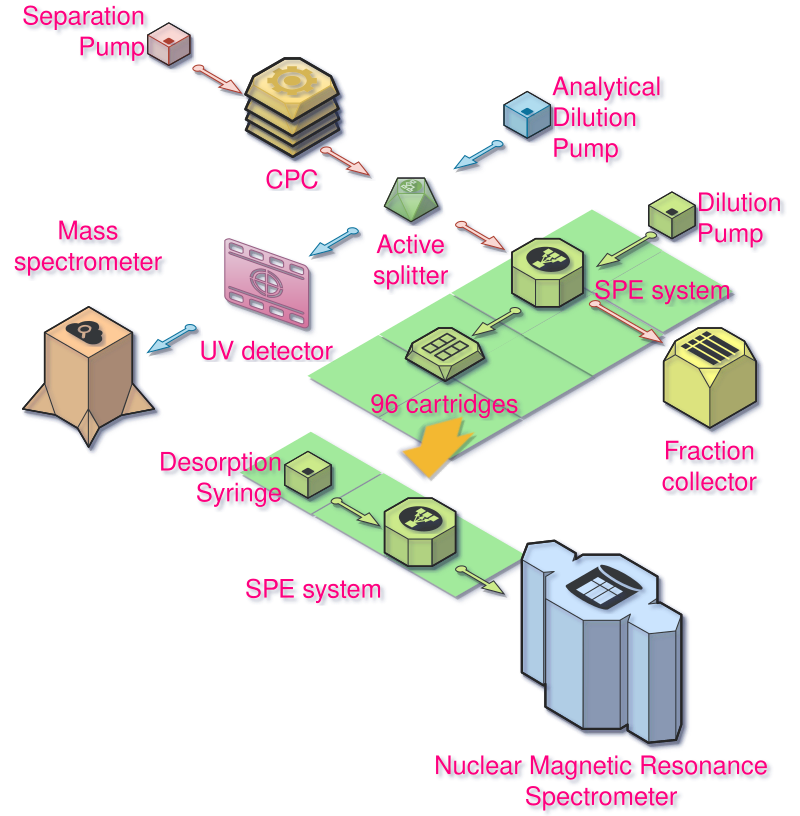 General scheme of the experiment